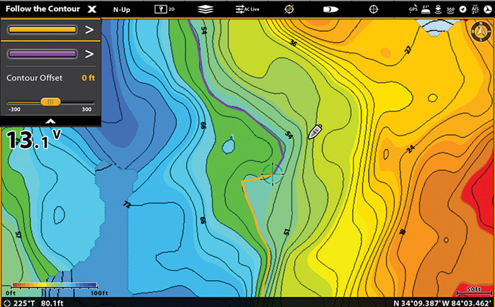 DEPTH CONTOURS